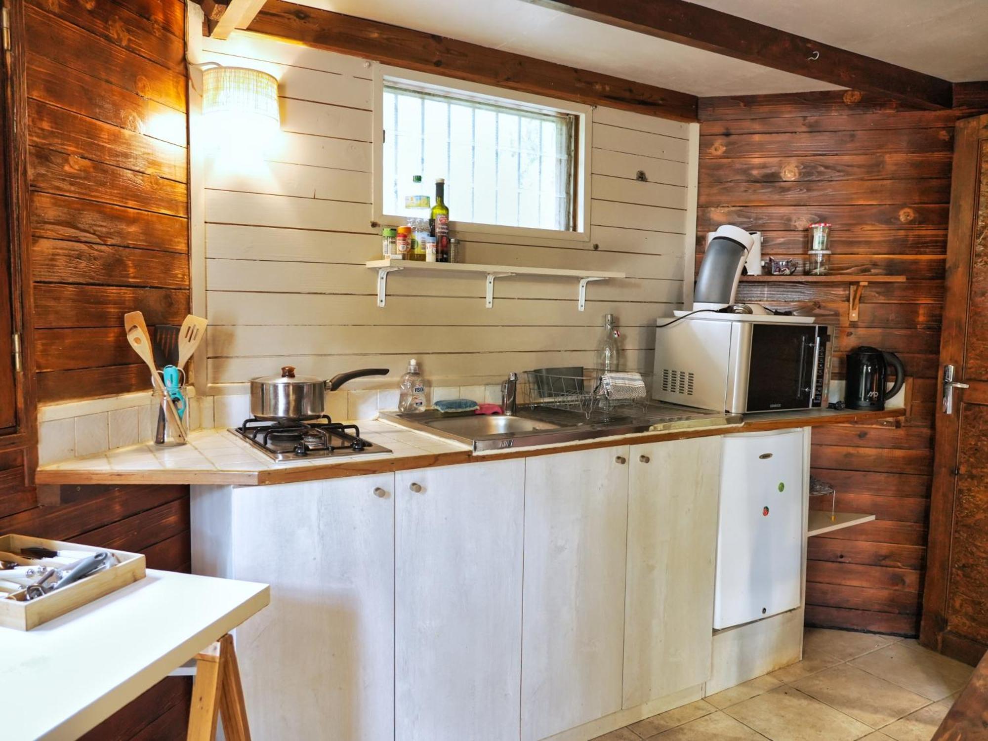 Les Cabanes Du Voyageur Sainte-Marie Esterno foto